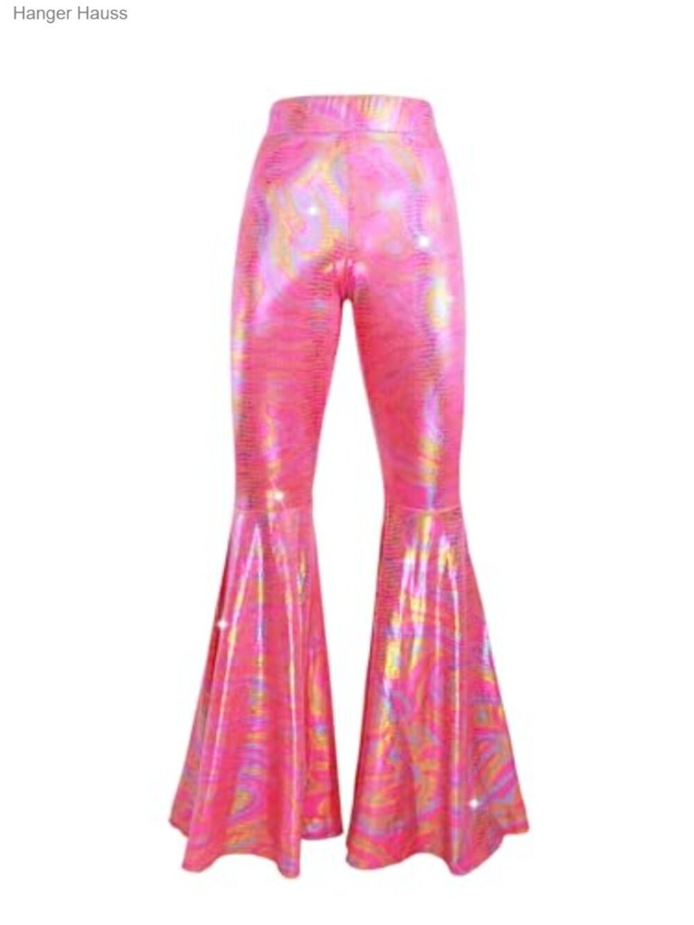 Sequined Flare High Waisted Wide Leg Bell Bottom Pants - Picture 3 of 5